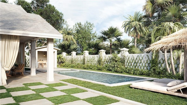 545 Date Palm Rd, Vero Beach, FL 32963 - view of pool featuring a patio