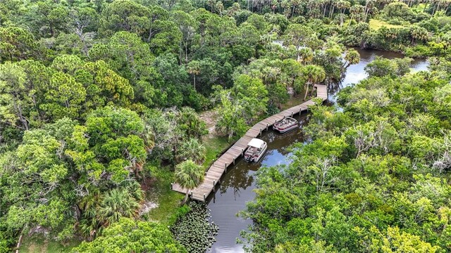 105 Charleston Oaks Dr, Port St Lucie, FL 34983 - aerial view of property's location featuring a large body of water and a heavily wooded area