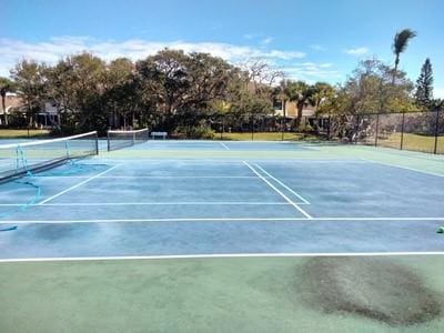 view of sport court