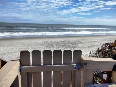 view of water feature featuring a view of the beach