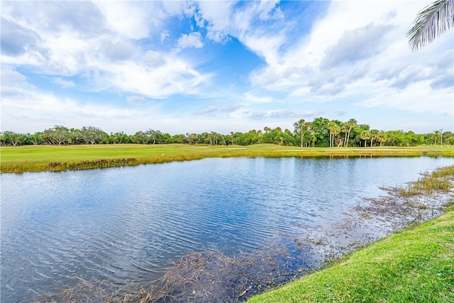 property view of water