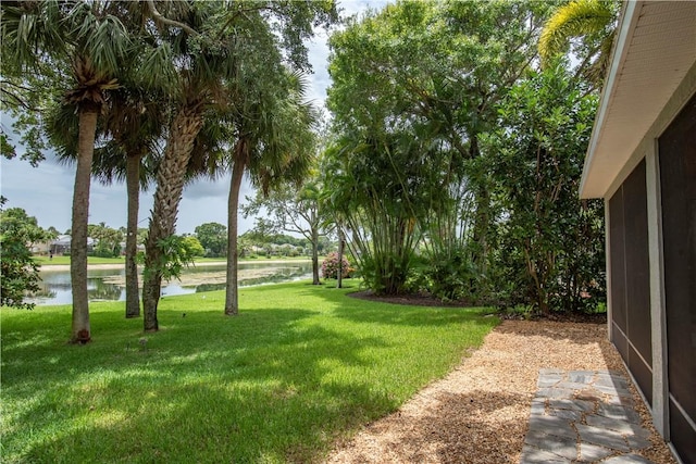 500 45th Ct SW, Vero Beach, FL 32968 - view of green lawn featuring a water view