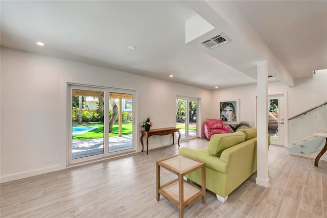 view of living room