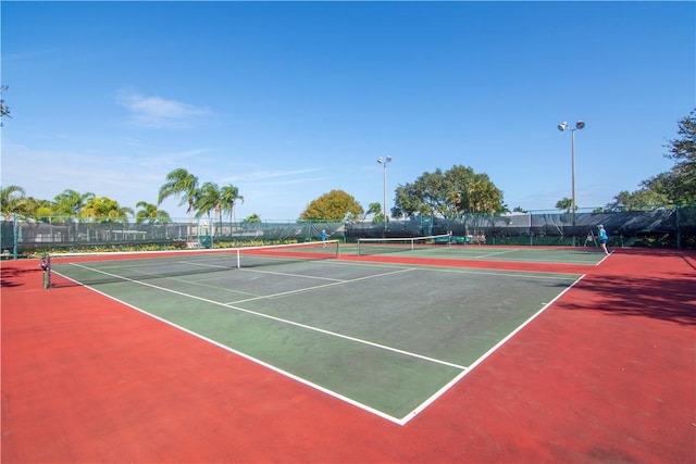 view of sport court featuring basketball court