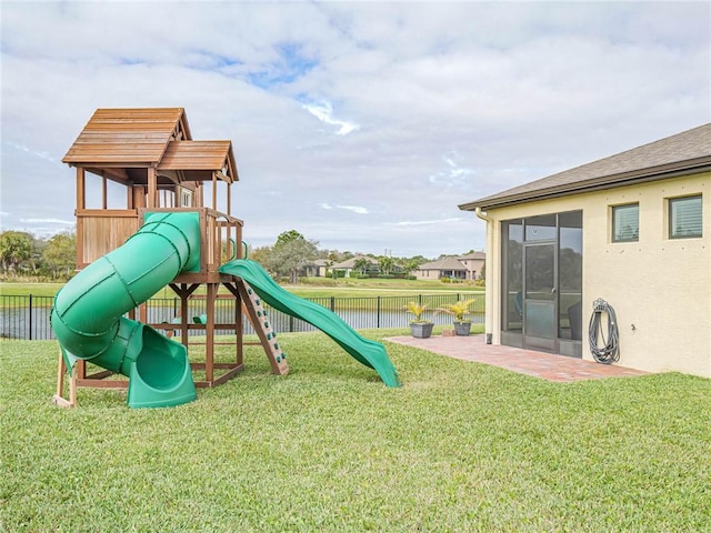 4101 Keeson Cir, Vero Beach, FL 32967 - view of jungle gym with a water view