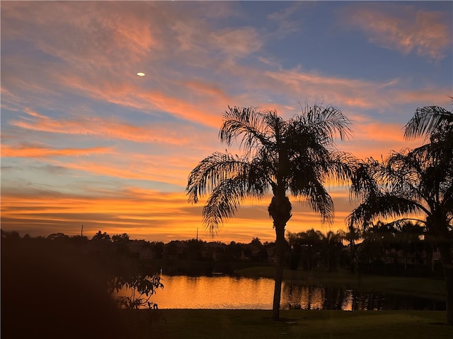 property view of water