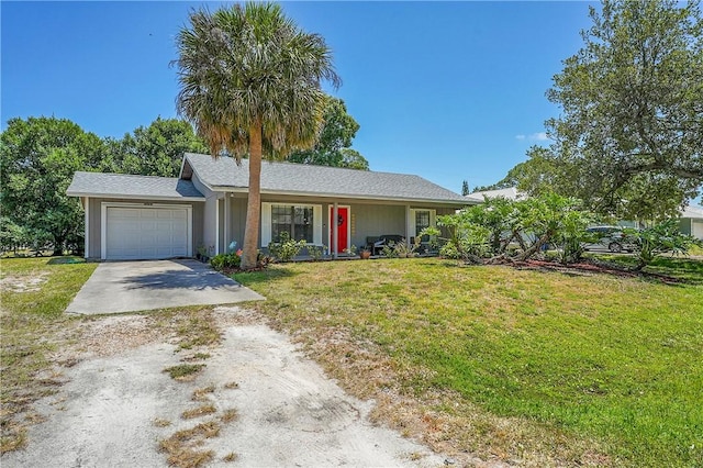 1420 18th Ave SW, Vero Beach, FL 32962 - single story home featuring concrete driveway, a garage, and a front lawn