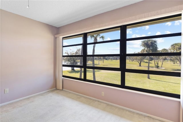 carpeted empty room featuring a healthy amount of sunlight