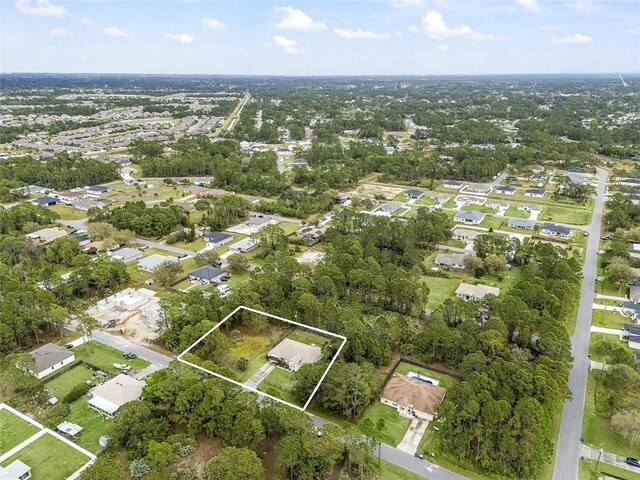 bird's eye view featuring a residential view