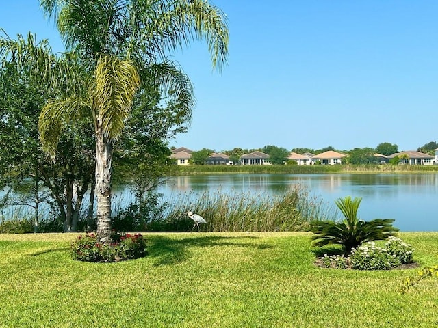 view of water feature