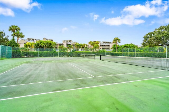 view of sport court