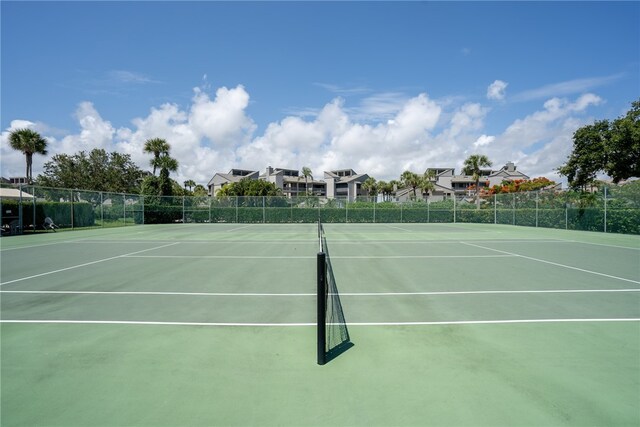 view of sport court