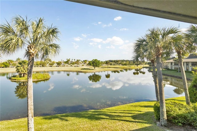 view of water feature