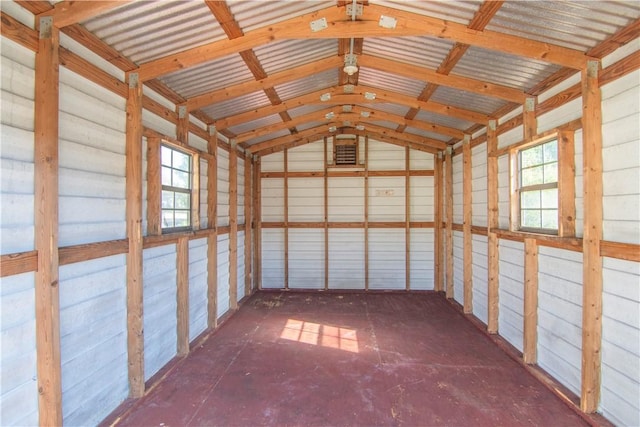 view of storage