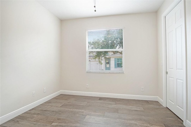 interior space featuring light hardwood / wood-style flooring