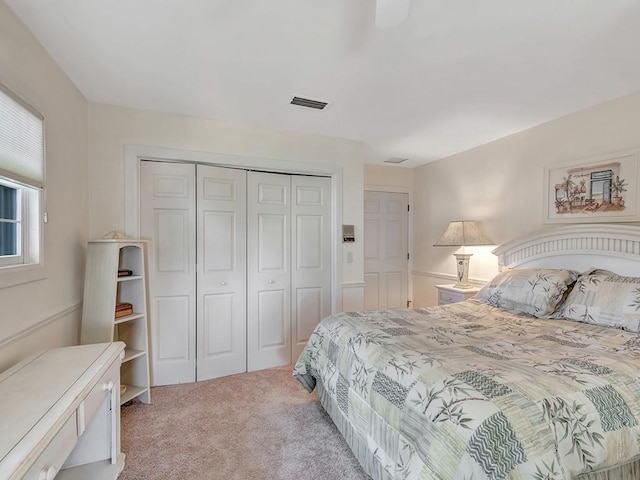 1516 50th Ct, Vero Beach, FL 32966 - bedroom with carpet and a closet