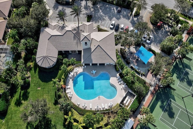 aerial view