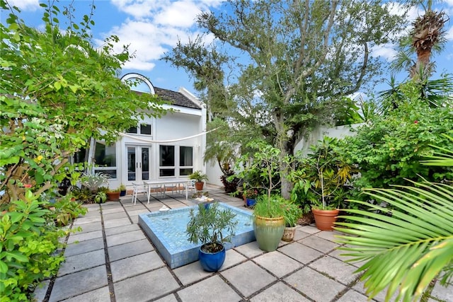 view of patio / terrace with french doors