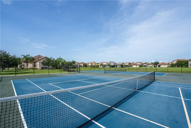 view of sport court