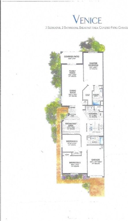 6345 Oxford Cir Unit 101A, Vero Beach, FL 32966 - floor plan