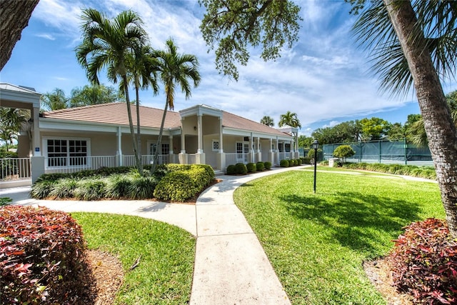 202 N Carmel Ct, Vero Beach, FL 32963 - view of property with fence