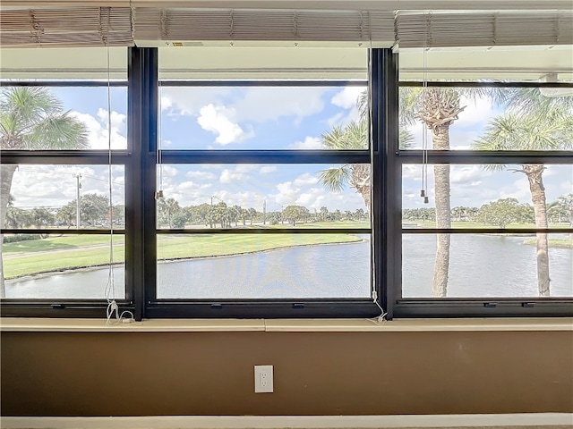 view of water feature