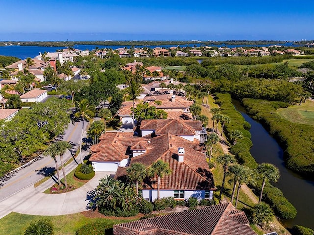 5235 W Harbor Village Dr, Vero Beach, FL 32967 - aerial view with a water view and a residential view