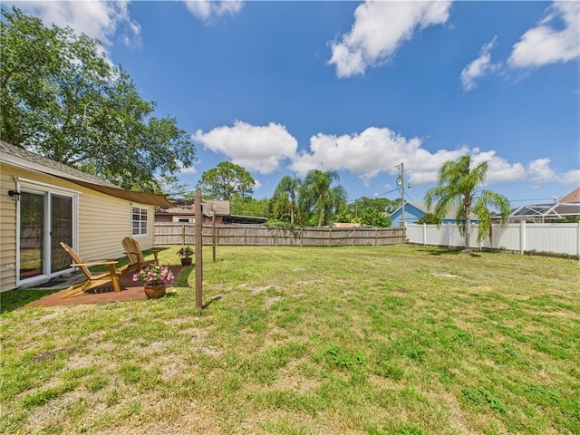2297 Whiteside Ave SE, Palm Bay, FL 32909 - view of yard with a fenced backyard