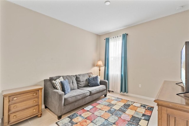 5744 Cahaba St, Port St Lucie, FL 34986 - living room featuring light tile patterned floors
