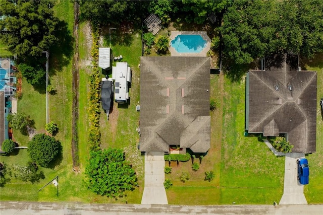 5744 Cahaba St, Port St Lucie, FL 34986 - drone / aerial view of a pool
