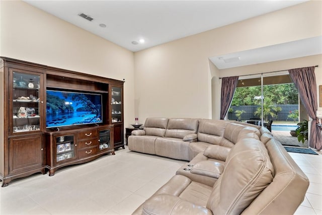 5744 Cahaba St, Port St Lucie, FL 34986 - living area featuring light tile patterned flooring