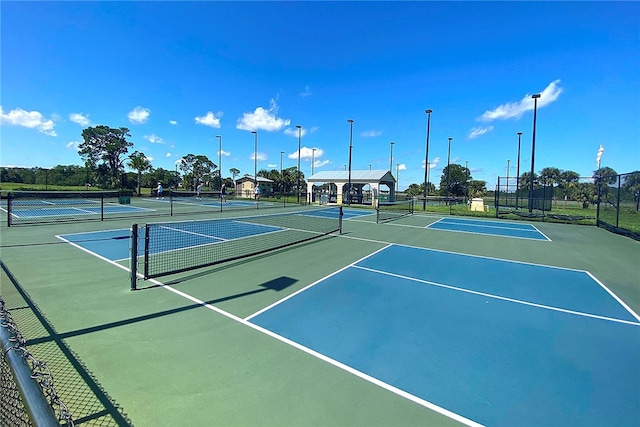 view of sport court with basketball court