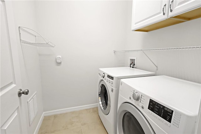 158 Port Royal Ct, Sebastian, FL 32958 - washroom with cabinet space and washing machine and dryer