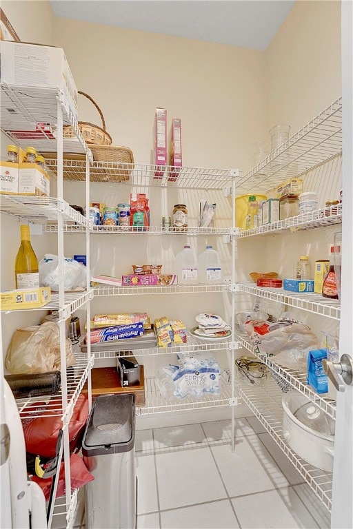 view of pantry