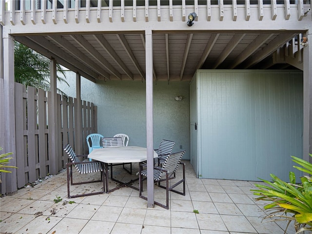 view of patio