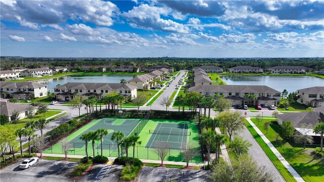 10011 W Villa Cir, Vero Beach, FL 32966 - aerial view of residential area with a large body of water