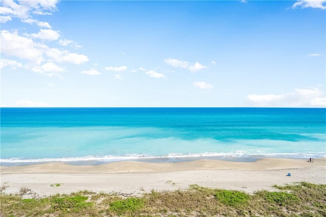 water view featuring a view of the beach