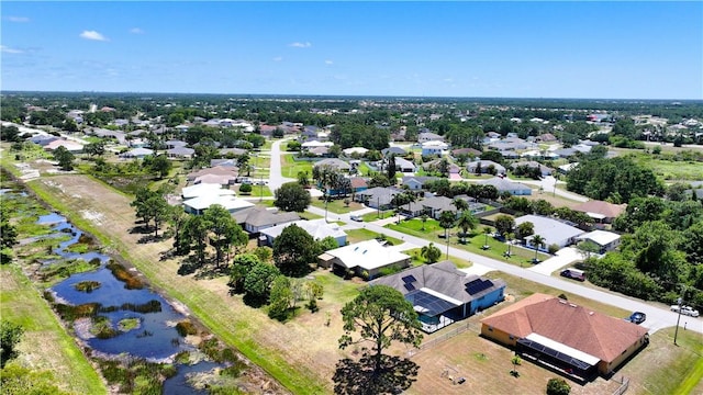 6029 Winfield Dr, Port St Lucie, FL 34986 - bird's eye view featuring a water view and a residential view