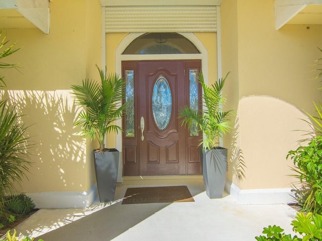 view of entrance to property