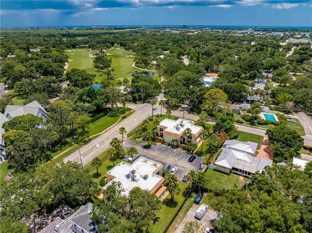1011 Royal Palm Blvd Unit B3, Vero Beach, FL 32960 - aerial view of property and surrounding area with a golf club and a nearby body of water
