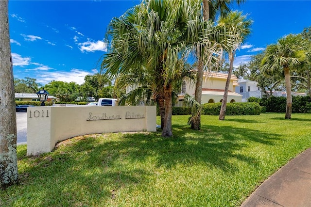 1011 Royal Palm Blvd Unit B3, Vero Beach, FL 32960 - community sign with a lawn