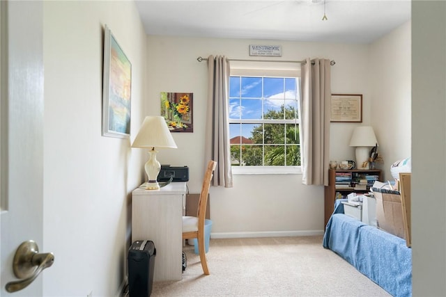 255 Grand Royale Cir Unit 204, Vero Beach, FL 32962 - office area featuring carpet floors and baseboards