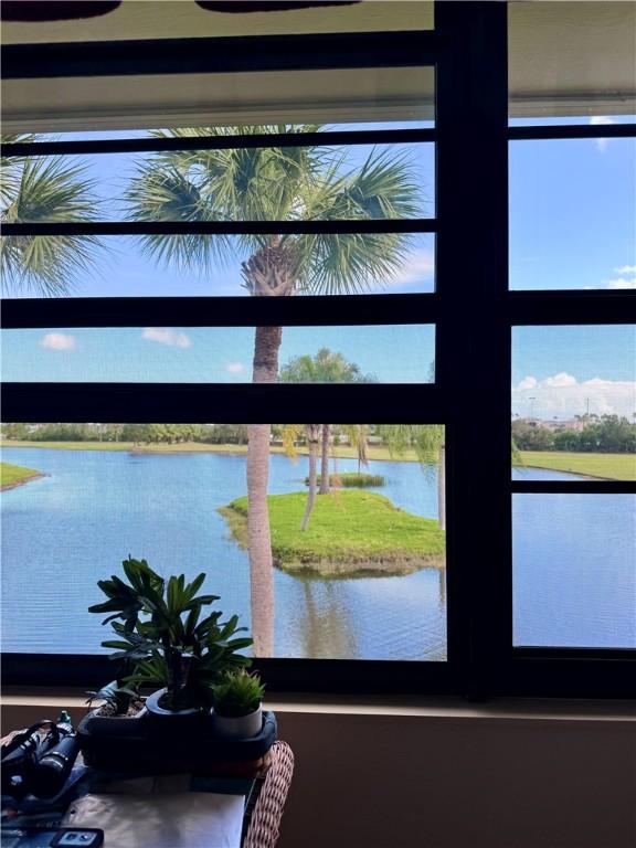 room details with a water view
