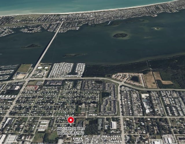 660 14th St, Vero Beach, FL 32960 - aerial overview of property's location