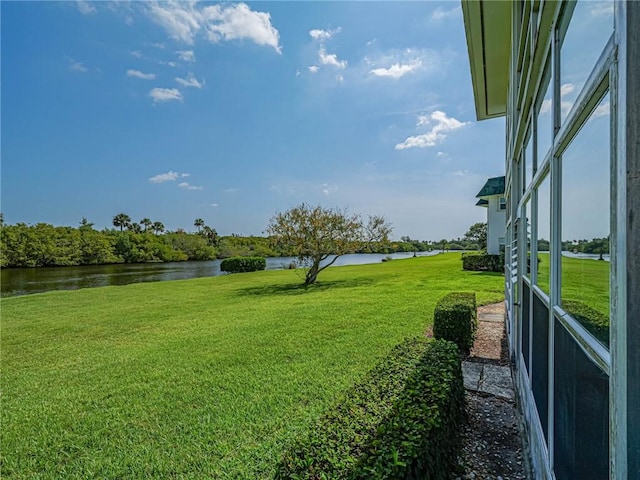 2800 Indian River Blvd Unit L2, Vero Beach, FL 32960 - view of grassy yard featuring a water view