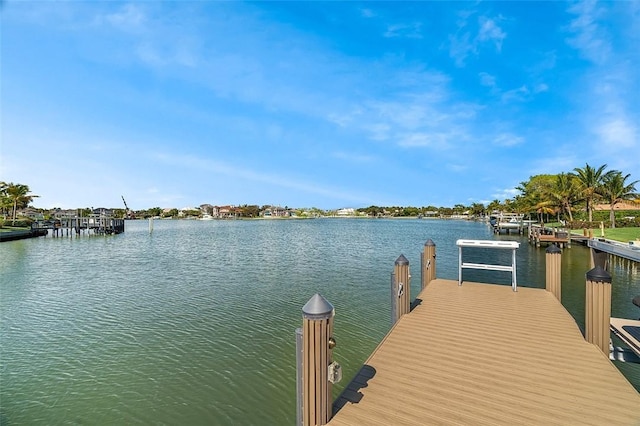 815 Starboard Dr, Vero Beach, FL 32963 - view of dock with a water view