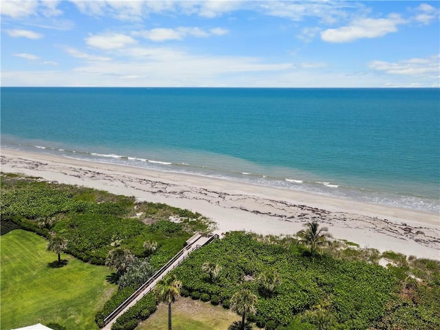 water view with a beach view