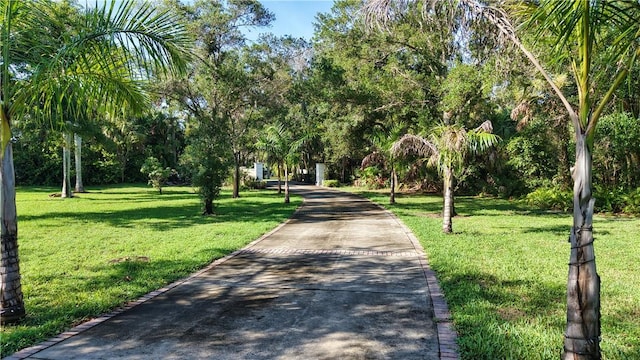 6235 4th St, Vero Beach, FL 32968 - view of property's community featuring a lawn and driveway