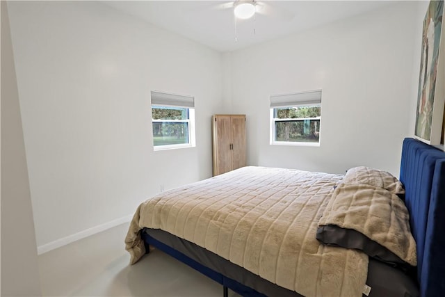 6235 4th St, Vero Beach, FL 32968 - bedroom featuring multiple windows and ceiling fan