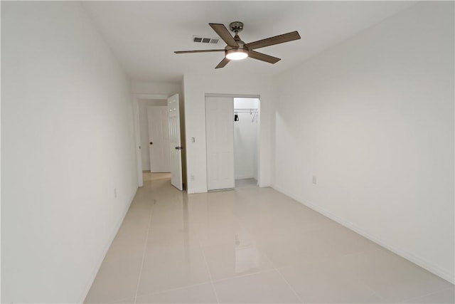 6235 4th St, Vero Beach, FL 32968 - spare room with a ceiling fan and light tile patterned floors